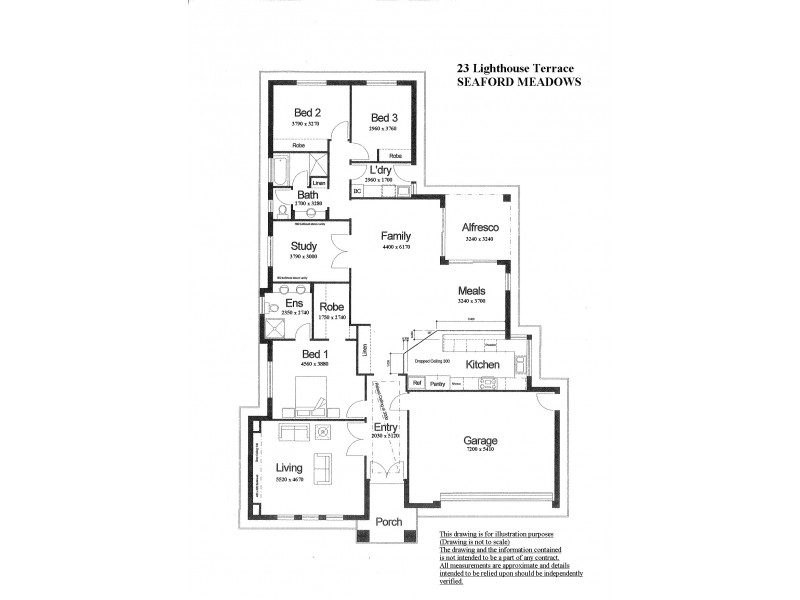 23 Lighthouse Terrace, Seaford Meadows SA 5169 Floorplan