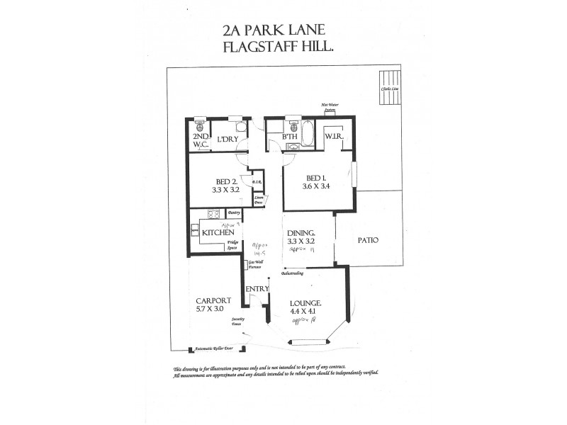 2a Park Lane, Flagstaff Hill SA 5159 Floorplan