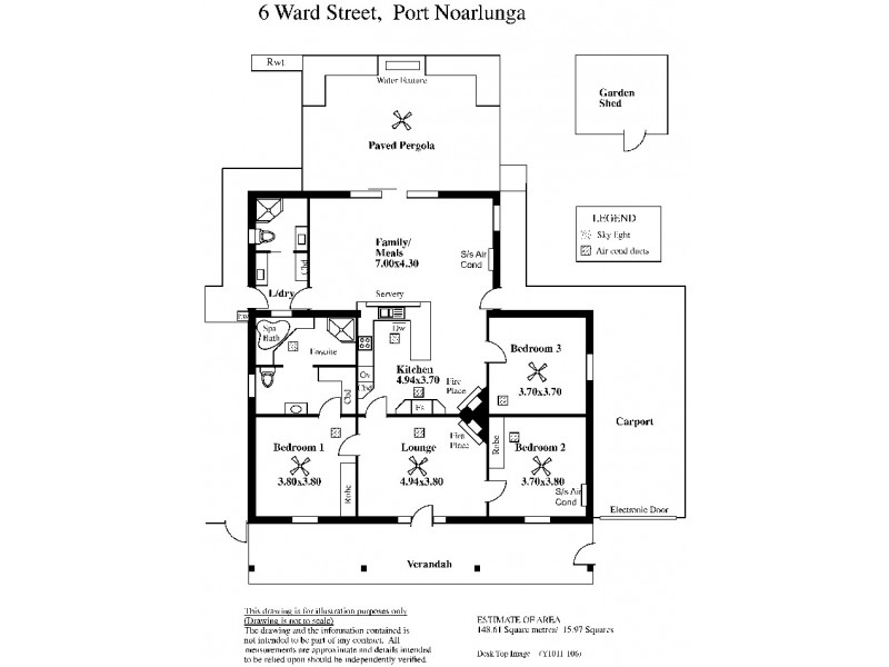 6 Ward Street, Port Noarlunga SA 5167 Floorplan