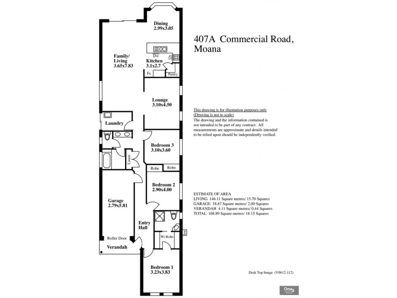 407A Commercial Road, Moana SA 5169 Floorplan
