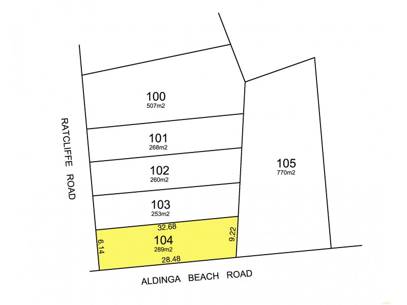 Lot 104 Ratcliffe Road, Aldinga Beach SA 5173 Floorplan