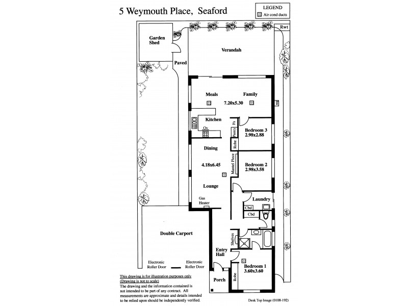 5 Weymouth Place, Seaford SA 5169 Floorplan