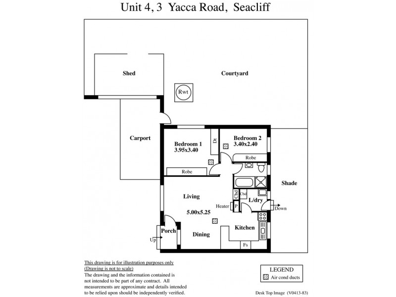 4/3 Yacca Road, Seacliff SA 5049 Floorplan