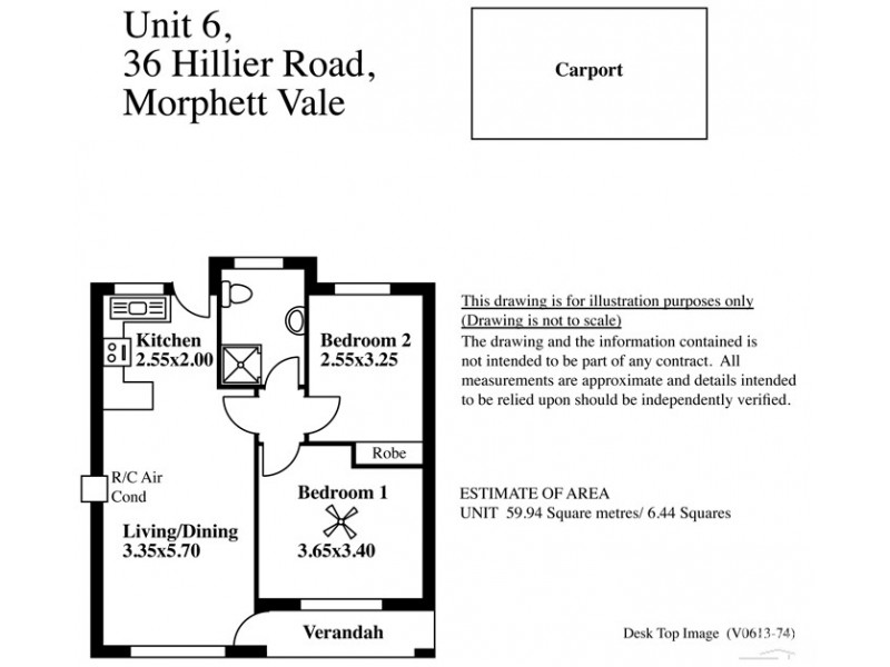 U6-36 Hillier Road, Morphett Vale SA 5162 Floorplan