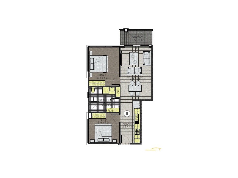9/2 Grey Box, Noarlunga Centre SA 5168 Floorplan