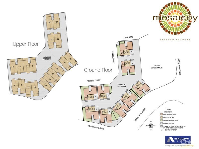 Homes 1-12 Mosaicity (Trunnel Court), Seaford Meadows SA 5169