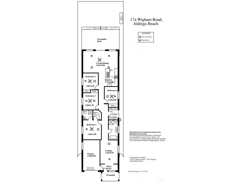 17A Wigham Road, Aldinga Beach SA 5173 Floorplan