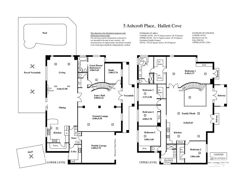 5 Ashcroft Court, Hallett Cove SA 5158 Floorplan