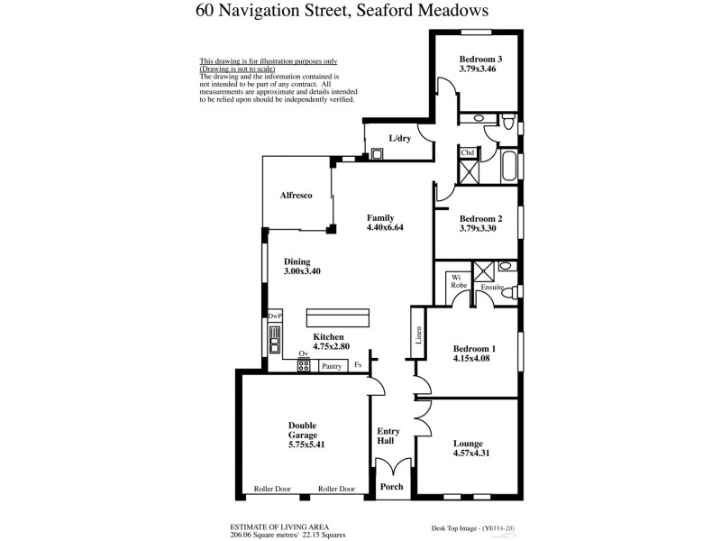 60 Navigation Street, Seaford Meadows SA 5169 Floorplan