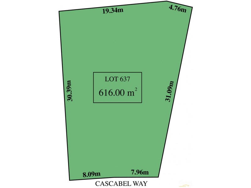 Lot 637 No28 Cascabel Way, Noarlunga Downs SA 5168 Floorplan