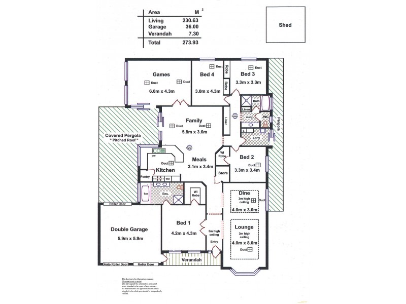 7 Torquay Drive, Seaford Rise SA 5169 Floorplan