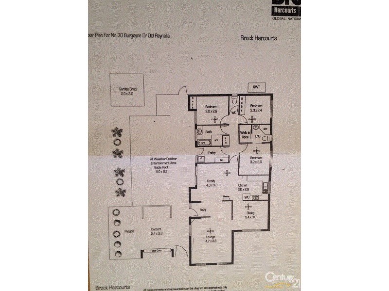 30 Burgoyne Drive, Old Reynella SA 5161 Floorplan