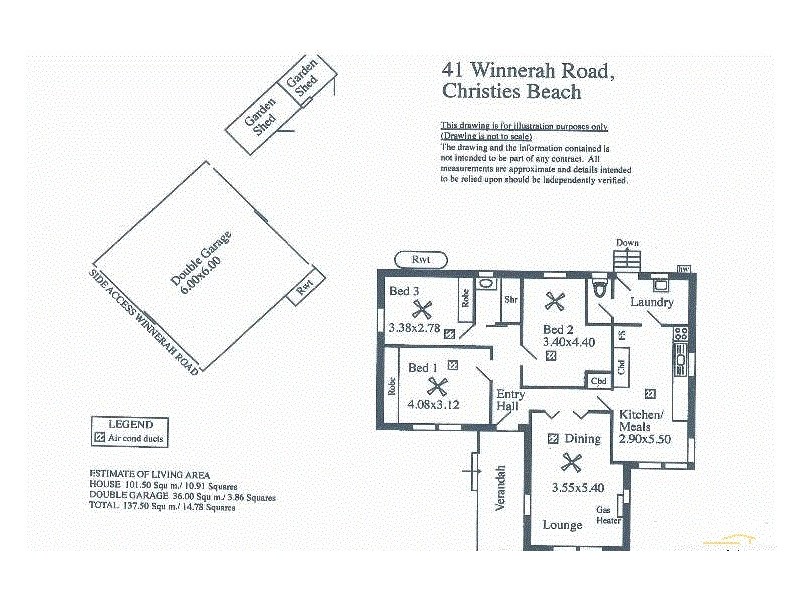 41 Winnerah Road, Christies Beach SA 5165 Floorplan