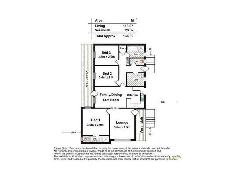 11 Arcturus Avenue, Huntfield Heights SA 5163 Floorplan
