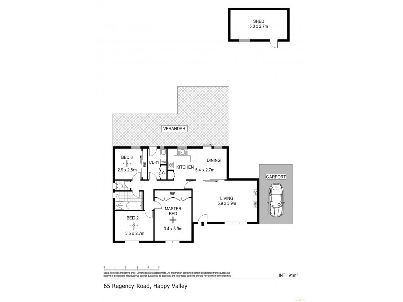 65 Regency Road, Happy Valley SA 5159 Floorplan