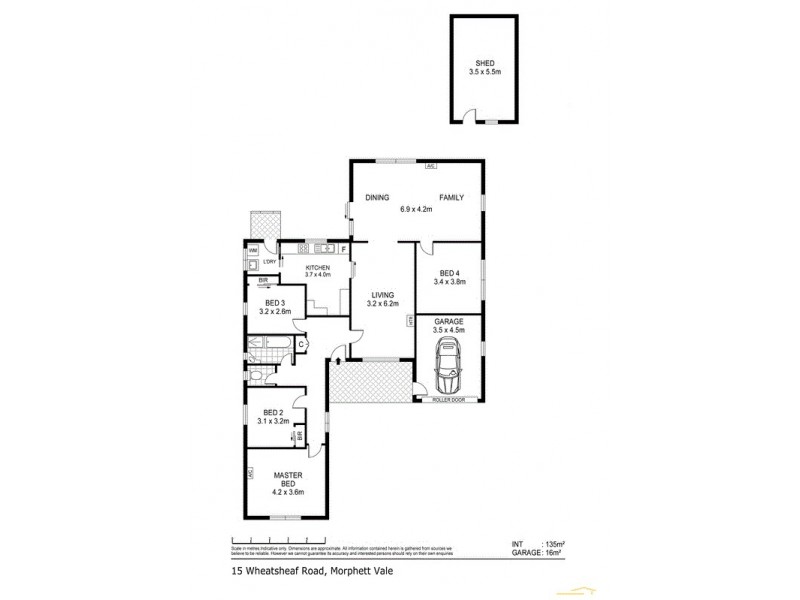 15 Wheatsheaf Road, Morphett Vale SA 5162 Floorplan