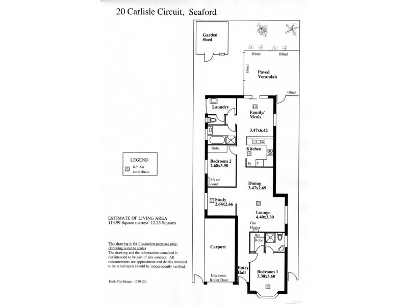 20 Carlisle Circuit, Seaford SA 5169 Floorplan