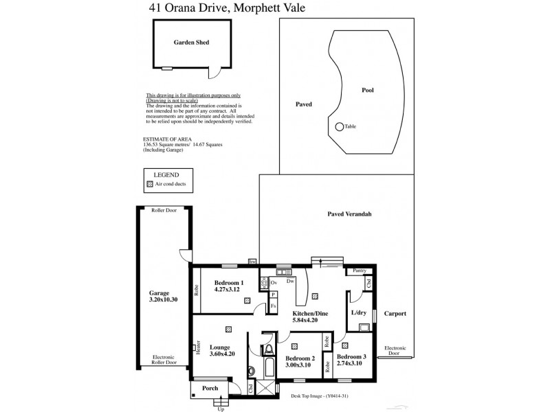41 Orana Drive, Morphett Vale SA 5162 Floorplan