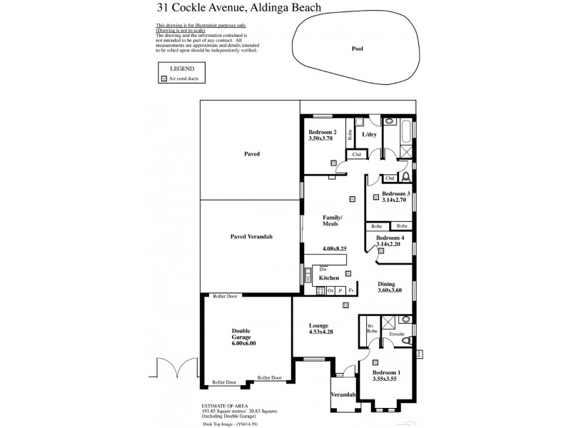 31 Cockle Ave, Aldinga Beach SA 5173 Floorplan