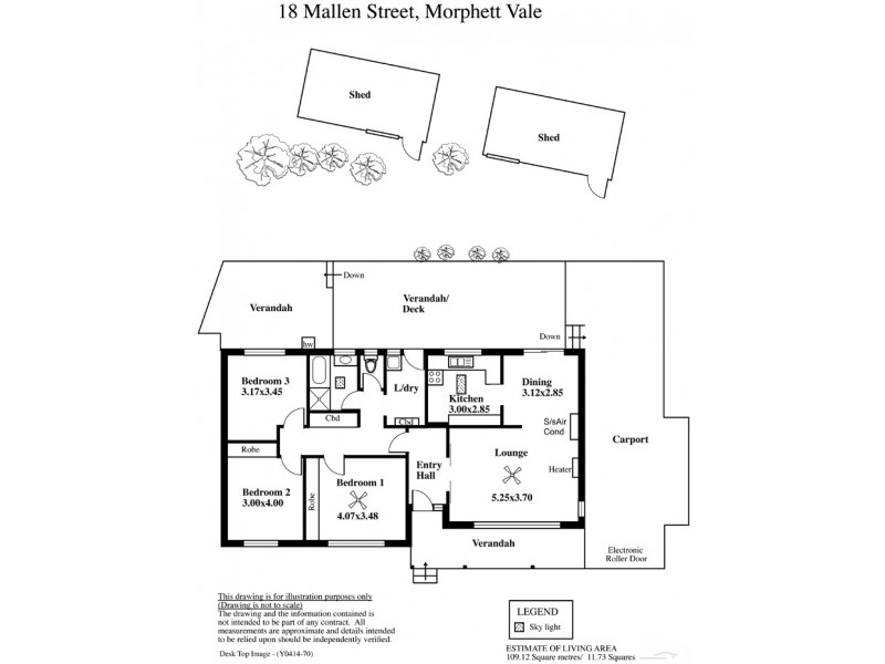 18 Mallen Street, Morphett Vale SA 5162 Floorplan