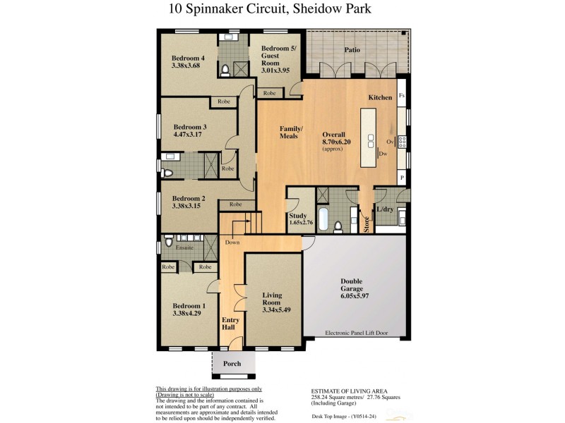 Lot 1- 10 Spinnaker Circuit, Sheidow Park SA 5158 Floorplan