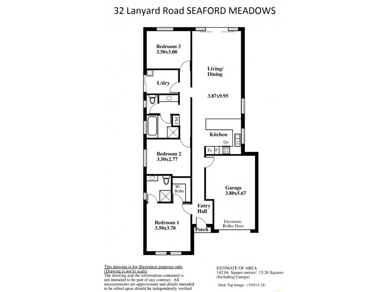 32 Lanyard Road, Seaford Meadows SA 5169 Floorplan