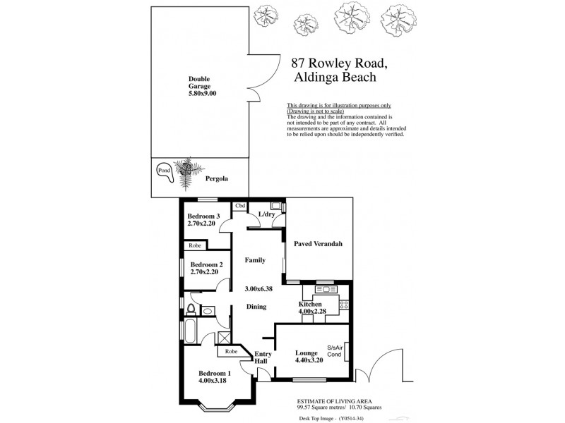 87 Rowley Road, Aldinga Beach SA 5173 Floorplan