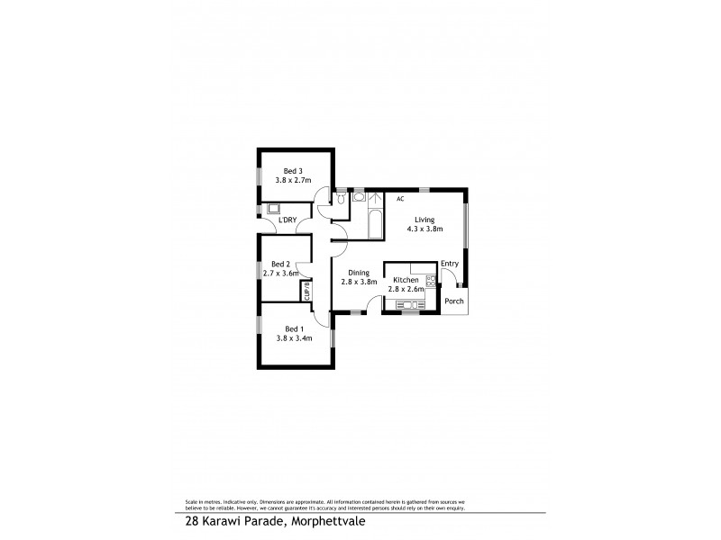 28 Karawi Parade, Morphett Vale SA 5162 Floorplan
