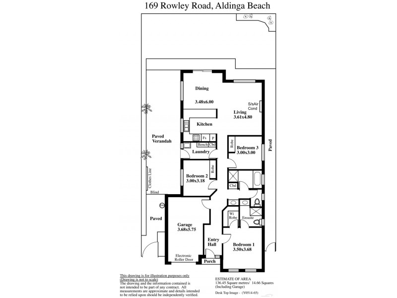 169 Rowley Road, Aldinga Beach SA 5173 Floorplan