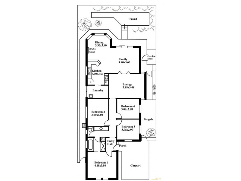 15 Gabriella Victoria Avenue, Woodcroft SA 5162 Floorplan