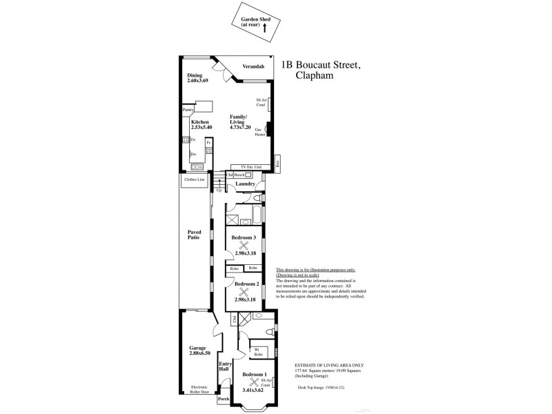 1B Boucaut Street, Clapham SA 5062 Floorplan