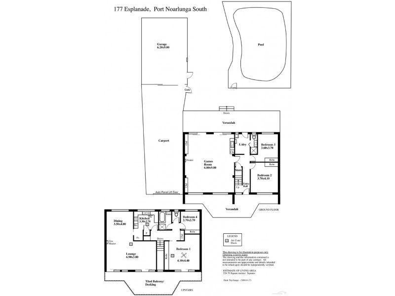 177 Esplanade, Port Noarlunga South SA 5167 Floorplan