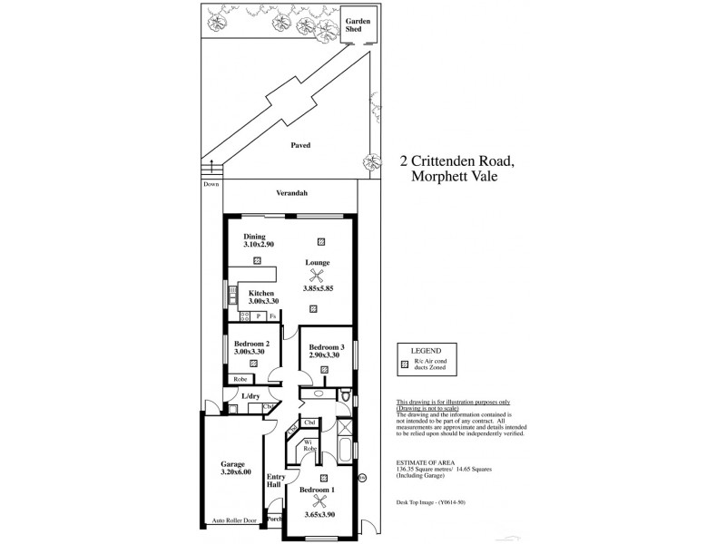 2 Crittenden Road, Morphett Vale SA 5162 Floorplan