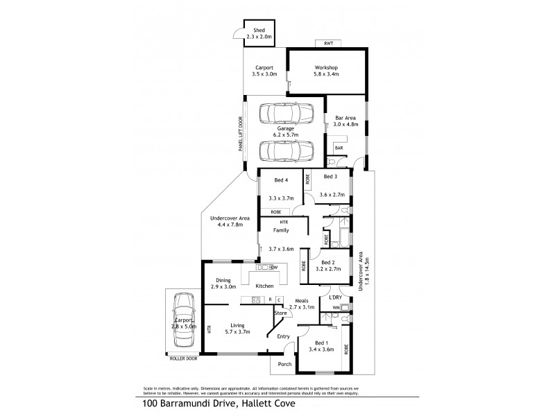 100 Barramundi Drive, Hallett Cove SA 5158 Floorplan