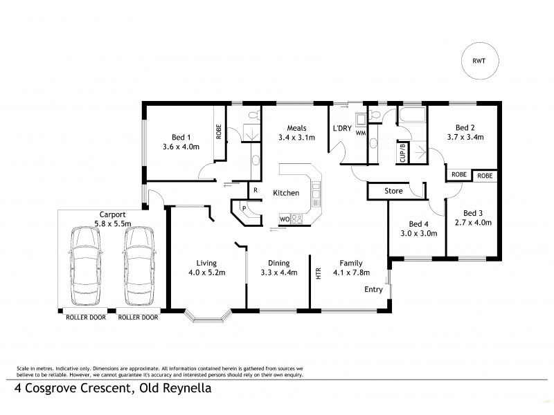 4 Cosgrove Crescent, Old Reynella SA 5161 Floorplan