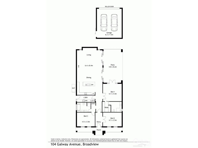 104 Galway Avenue, Broadview SA 5083 Floorplan