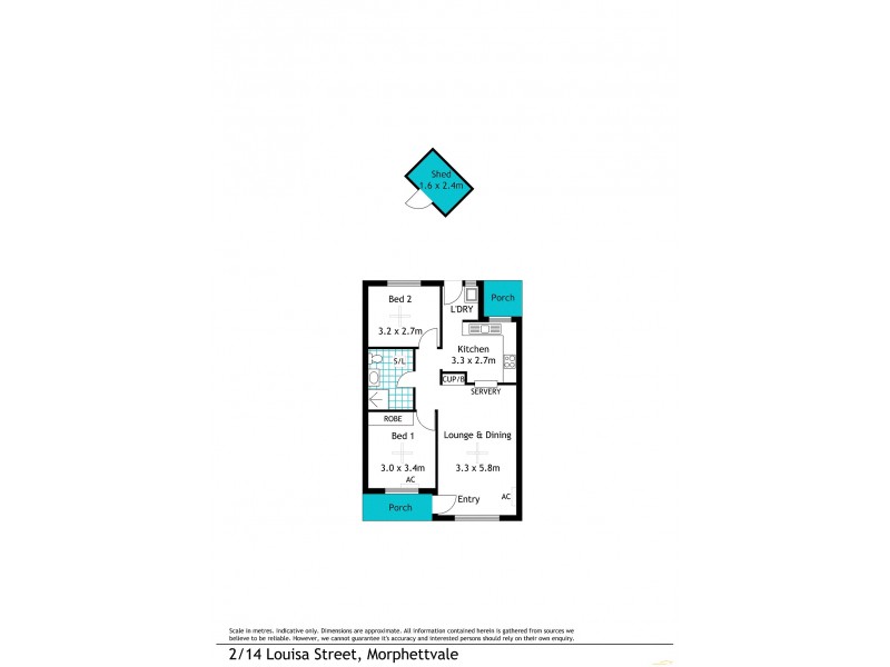 U2-14 Louisa Street, Morphett Vale SA 5162 Floorplan