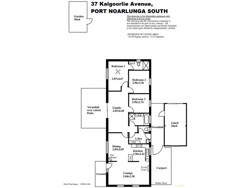 37 Kalgoorlie Avenue, Port Noarlunga South SA 5167 Floorplan