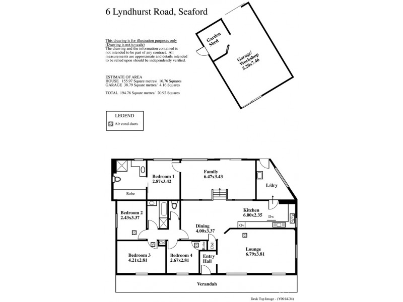 6 Lyndhurst Road, Seaford SA 5169 Floorplan