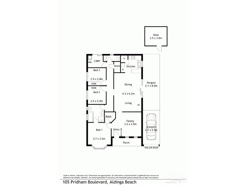 105 Pridham Boulevard, Aldinga Beach SA 5173 Floorplan