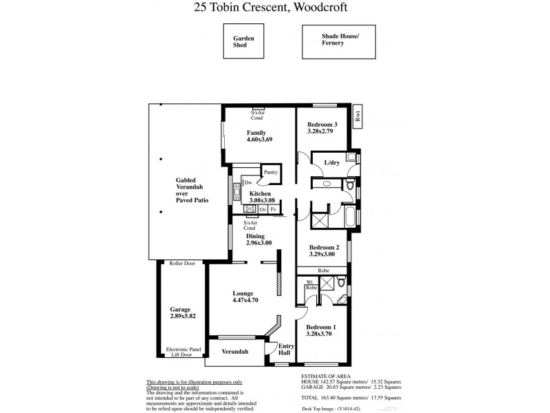 25 Tobin Crescent, Woodcroft SA 5162 Floorplan