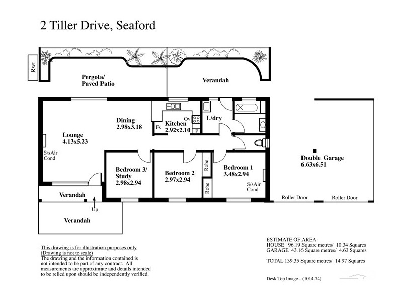 2 Tiller Drive, Seaford SA 5169 Floorplan