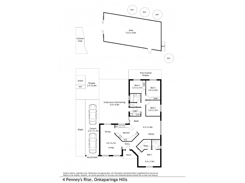 4 Penneys Rise, Onkaparinga Hills SA 5163 Floorplan