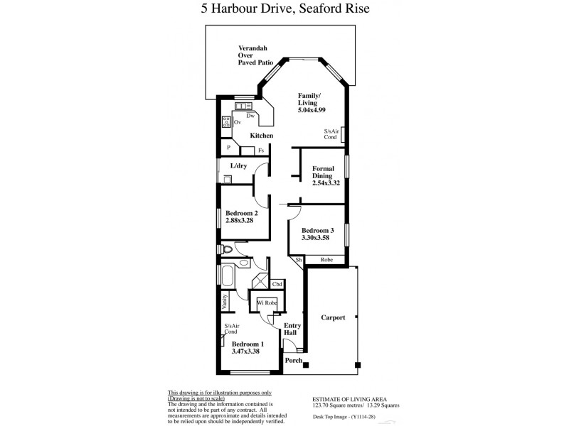 5 Harbour Drive, Seaford Rise SA 5169 Floorplan
