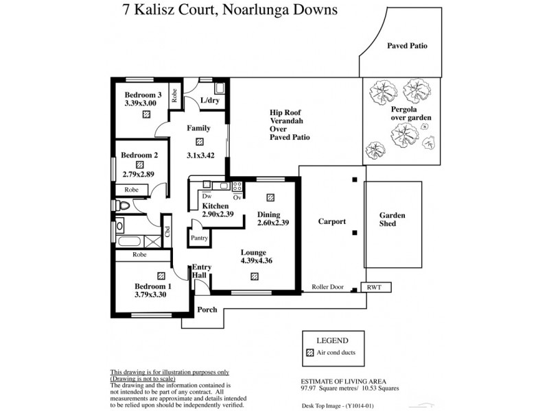 7 Kalisz Court, Noarlunga Downs SA 5168 Floorplan