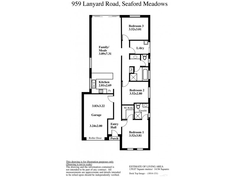 37 Lanyard Road, Seaford Meadows SA 5169 Floorplan