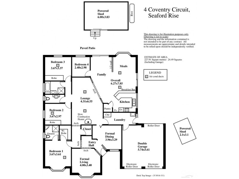 4 Coventry Circuit, Seaford Rise SA 5169 Floorplan