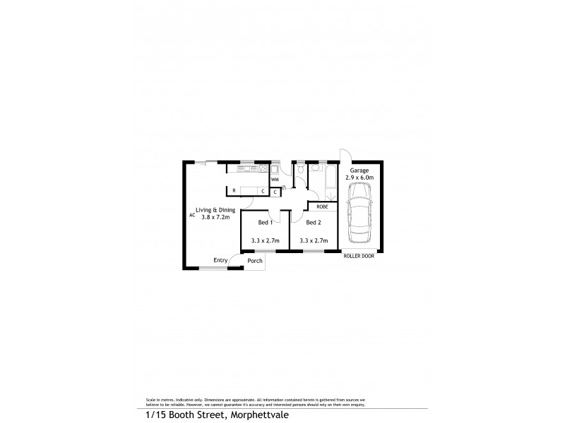 U1-15 Booth Avenue, Morphett Vale SA 5162 Floorplan