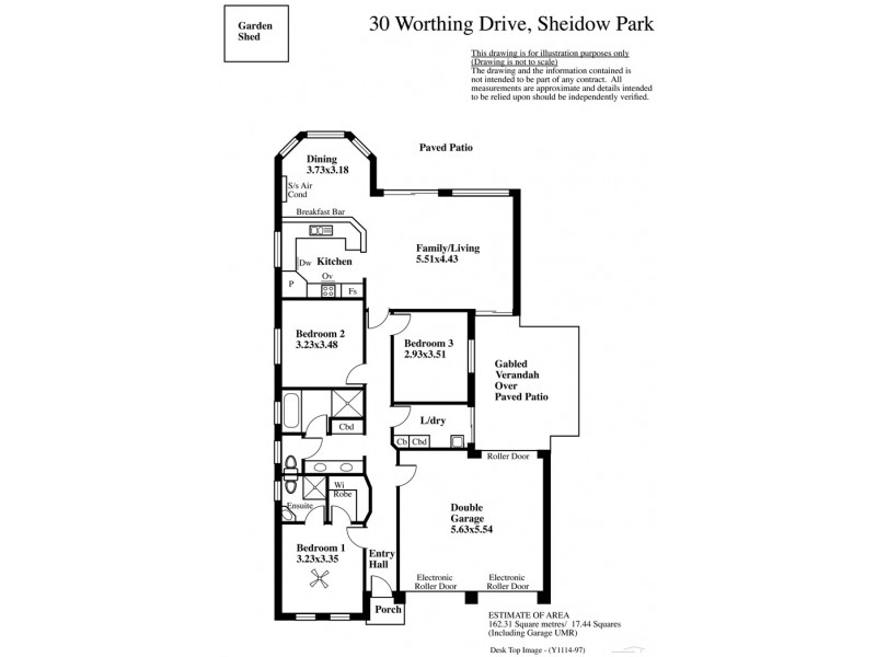 30 Worthing Drive, Sheidow Park SA 5158 Floorplan