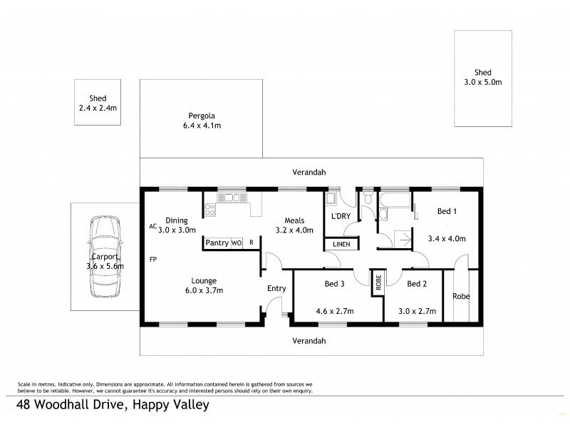 48 Woodhall Drive, Happy Valley SA 5159 Floorplan